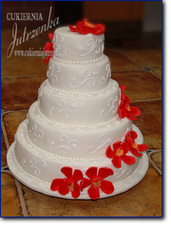 Tort weselny angielski TW 005