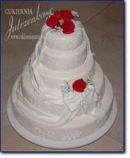 Tort weselny angielski TW 010