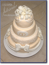 Tort weselny angielski TW 002
