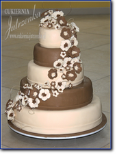Tort weselny angielski TW 007