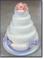 Tort weselny angielski TW 006