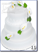 Tort weselny angielski TW 013